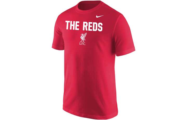 Nike Nike T Shirts Men's Red Crew Neck Moderate Straight Fit