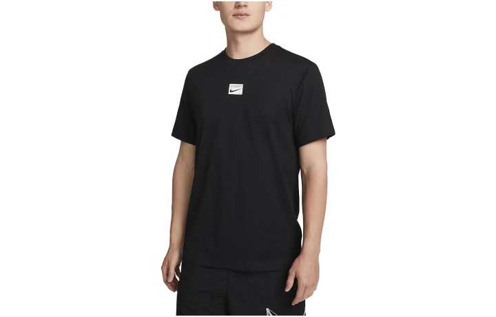 Nike Nike T Shirts Men's Black Crew Neck Moderate