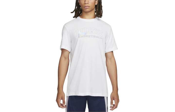 Nike Nike T Shirts Men's White Crew Neck Moderate Straight Fit
