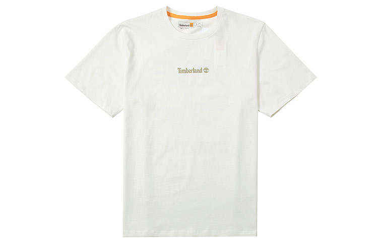 Timberland T Shirts Unisex Ivory White Crew Neck Moderate Other
