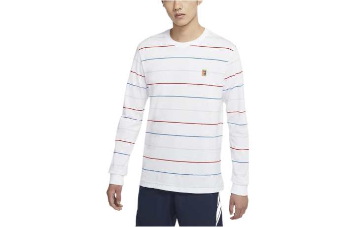 Nike Nike T Shirts Men's White Crew Neck Moderate Straight Fit