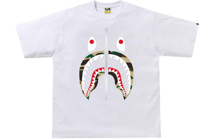 A BATHING APE Bape 1st Camo Shark Tee SS22