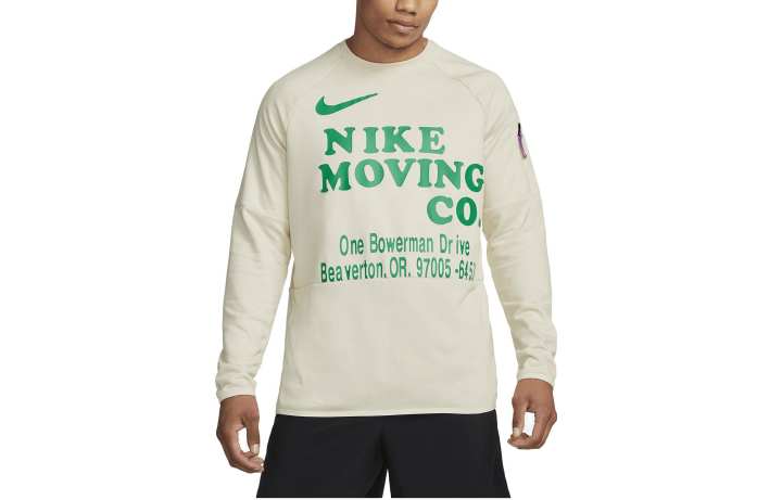 Nike Nike T Shirts Men's White Crew Neck Moderate Straight Fit