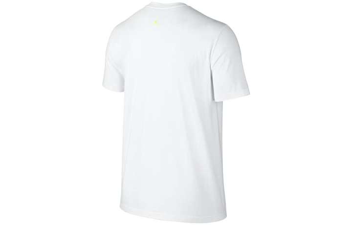 Jordan Jordan T Shirts Men's White Crew Neck Moderate Straight Fit
