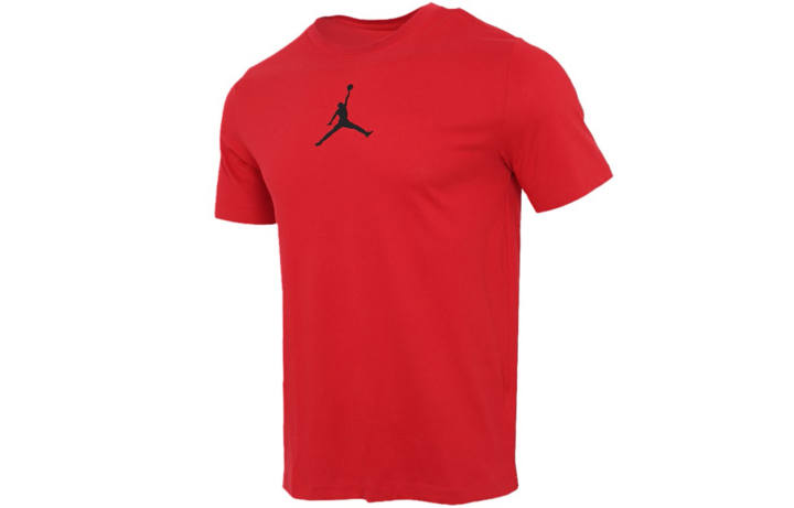 Jordan Jordan Jumpman T Shirts Men's Red Crew Neck Moderate