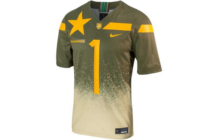 Nike Nike T Shirts Men's Army Green V Neck Thin Straight Fit