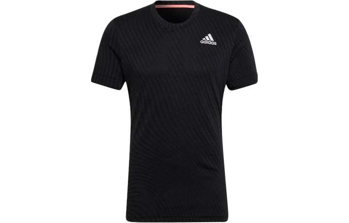 Adidas Adidas T Shirts Men's Black Crew Neck Moderate Straight Fit