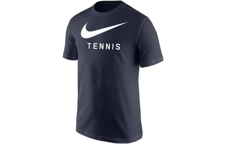 Nike Nike T Shirts Men's Blue Crew Neck Moderate Straight Fit