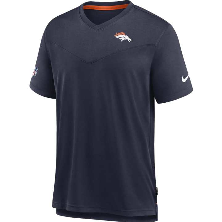 Nike Nike T Shirts Men's Blue V Neck Moderate Straight Fit