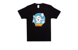 RIPNDIP T Shirts Men's Black Crew Neck Moderate Straight Fit