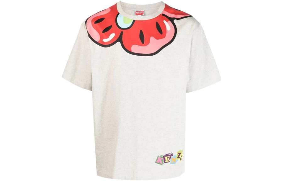 KENZO KENZO Boke Graphic Print Oversized T Shirt