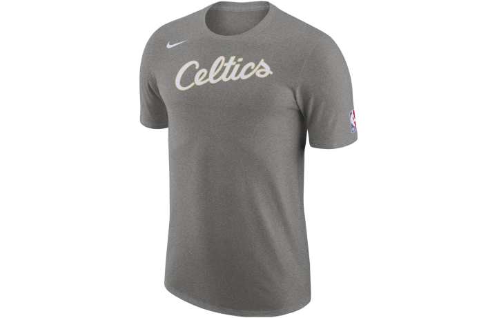 Nike Nike T Shirts Men's Gray Crew Neck Moderate Straight Fit