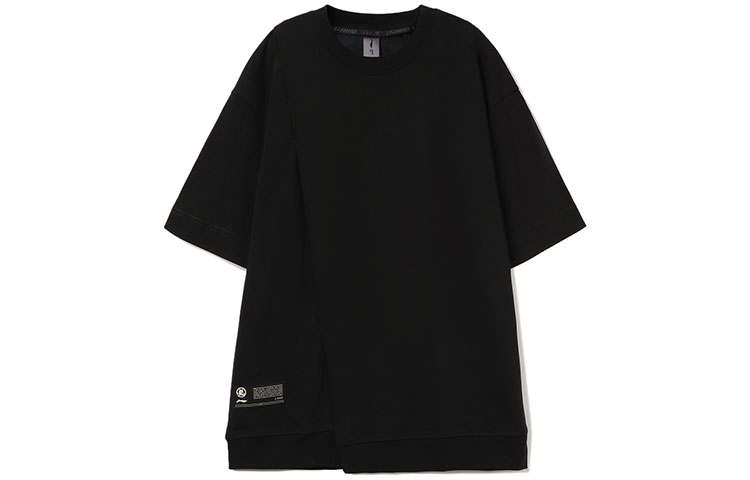 Li-Ning Li Ning Sportlife T Shirts Men's Black Crew Neck Moderate Other