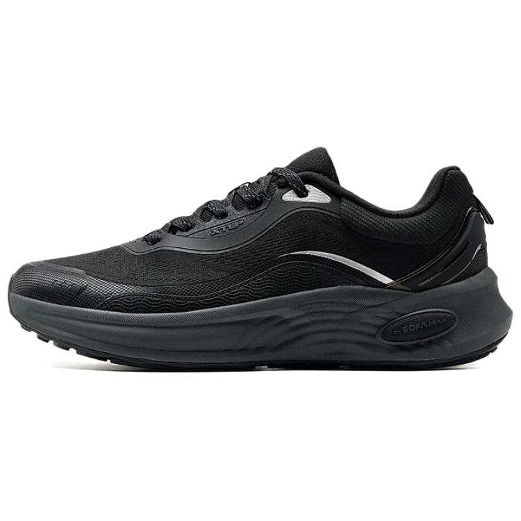 XTEP Breathable And Wear resistant Low top Casual Shoes Men's Black