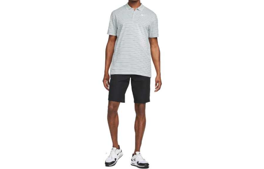 Nike Nike T Shirts Men's Gray Crew Neck Moderate Straight Fit
