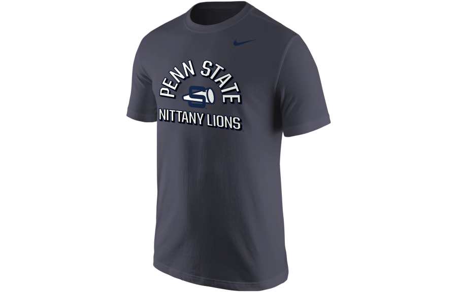 Nike Nike T Shirts Men's Marine Blue Crew Neck Moderate Straight Fit