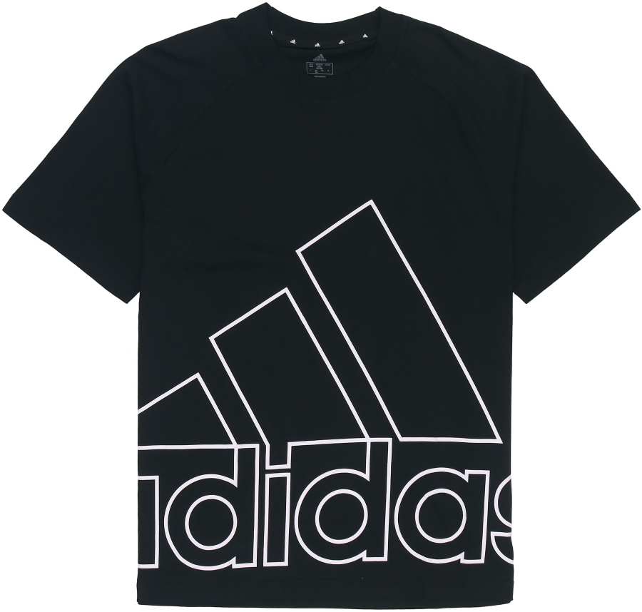 Adidas Adidas T Shirts Unisex Black Crew Neck Moderate Straight Fit