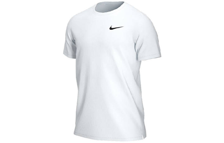 Nike Nike T Shirts Men's White Crew Neck Moderate Straight Fit