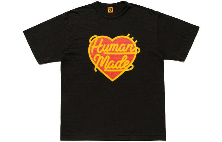 HUMAN MADE T Shirts Unisex Crew Neck Moderate Straight Fit