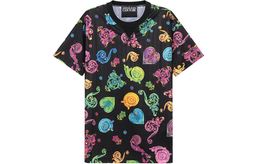 VERSACE JEANS COUTURE T Shirt Men's Black