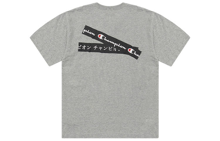 Champion Campus T Shirts Unisex Crew Neck Moderate Straight Fit