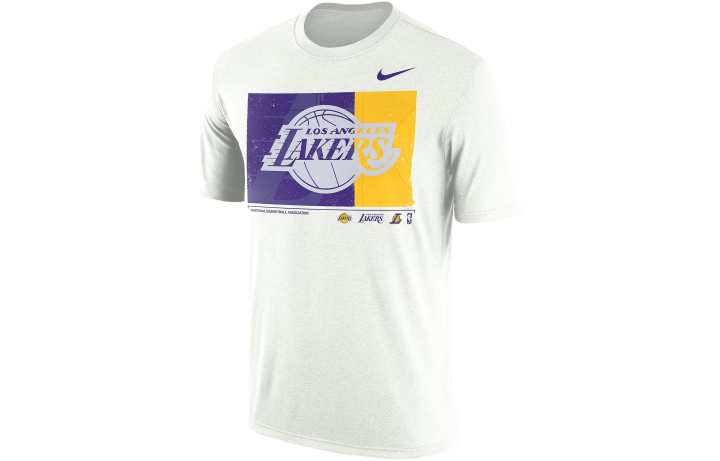 Nike Nike T Shirts Men's White Crew Neck Moderate Straight Fit