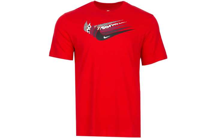 Nike Nike T Shirts Men's Red Crew Neck Moderate