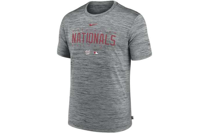 Nike Nike T Shirts Men's Gray Crew Neck Moderate Straight Fit