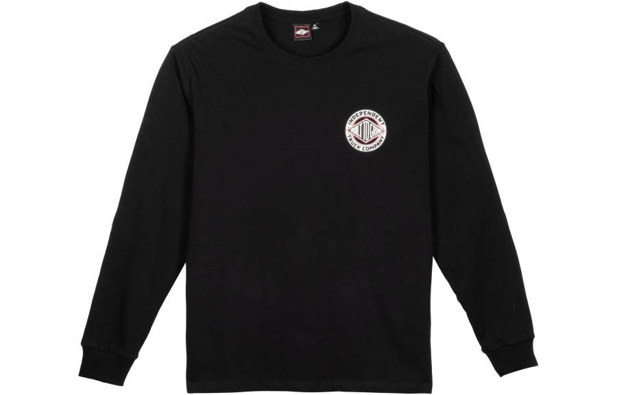 INDEPENDENT Long Sleeved T Shirt Unisex Black