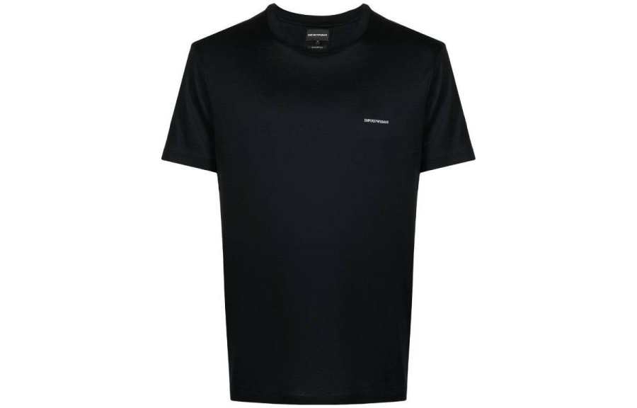 EMPORIO ARMANI Logo Printed Crewneck T Shirt