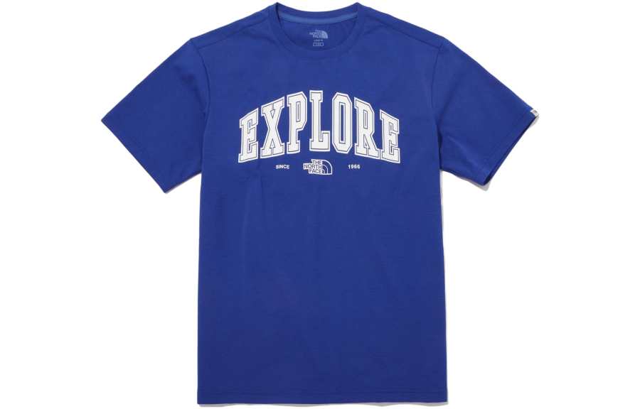 THE NORTH FACE Drop Shoulder Sleeve T Shirt Men's Royal Blue