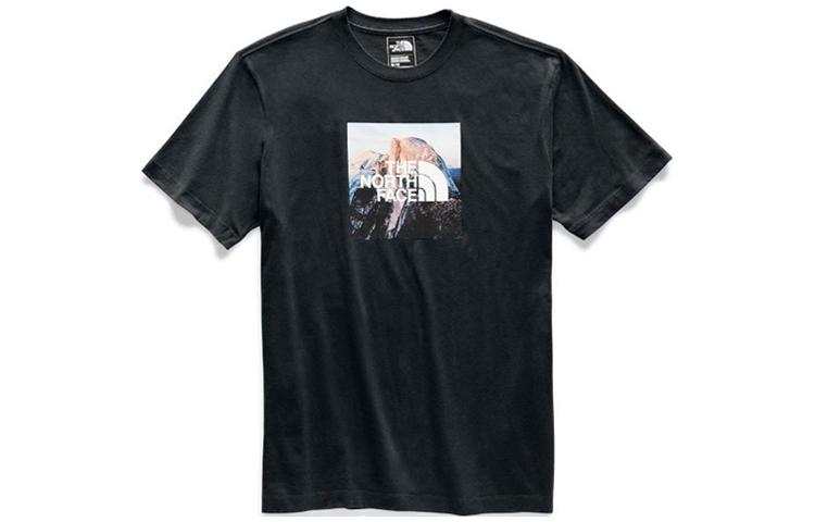 THE NORTH FACE T Shirts Men's Black Crew Neck Moderate Straight Fit