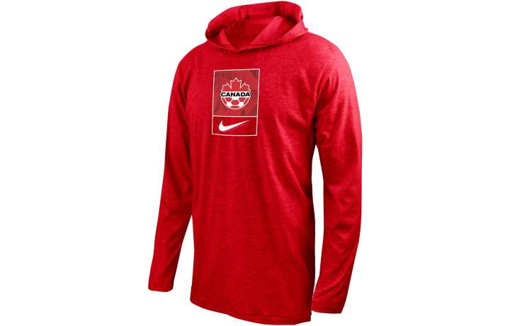 Nike Nike T Shirts Men's Red Hooded Moderate Straight Fit