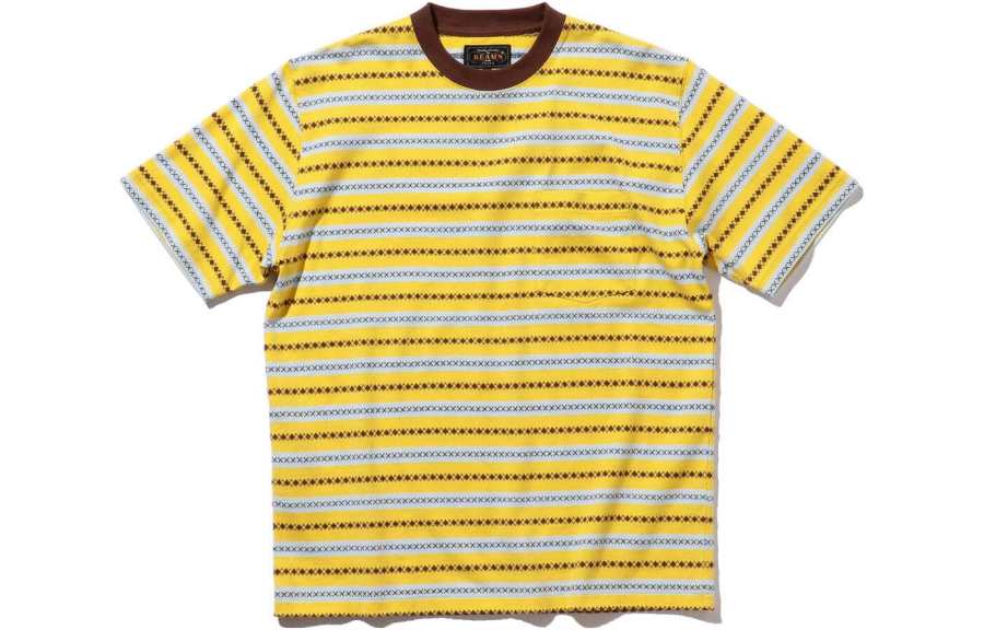 Beams Beams Plus Striped T shirt