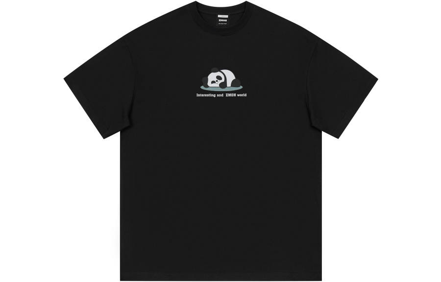 ZMOH T Shirts Unisex Crew Neck Moderate Straight Fit