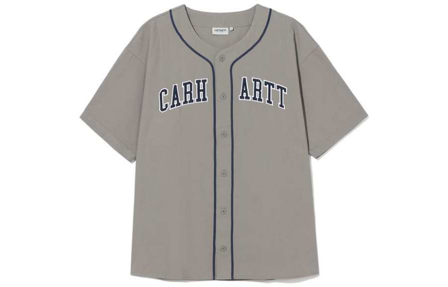 Carhartt WIP T Shirts Men's Medium Gray Crew Neck Moderate