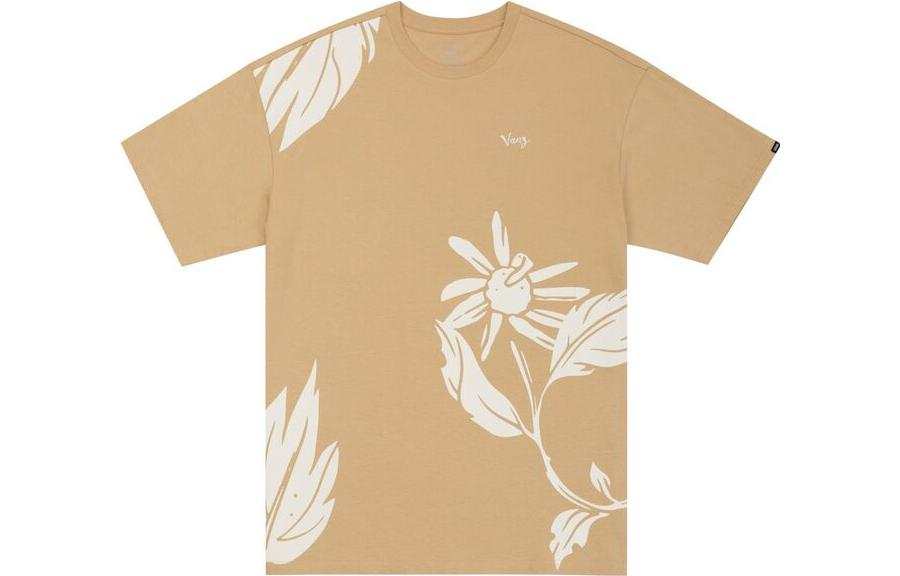 Vans T Shirts Men's Umber Crew Neck Moderate Straight Fit