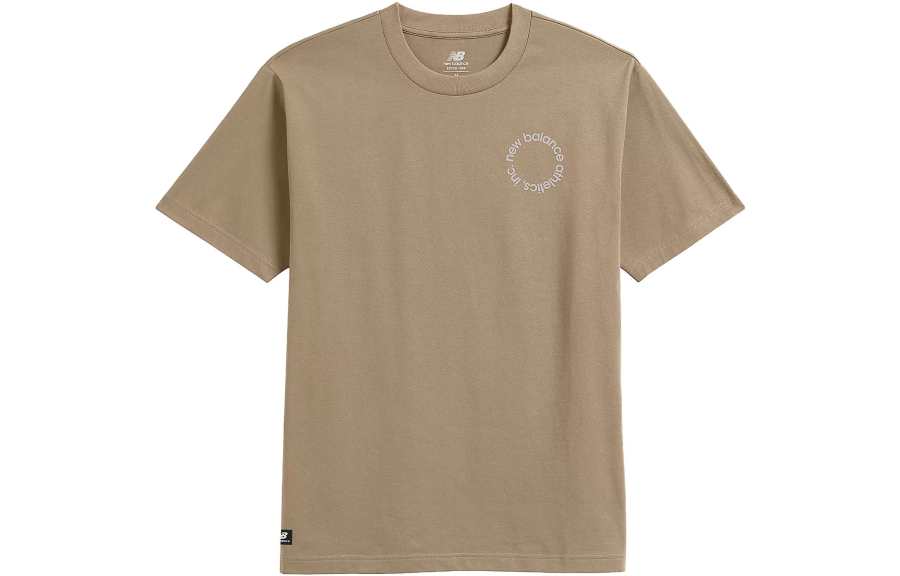 New Balance New Balance T Shirts Men's Brown Crew Neck Moderate Other