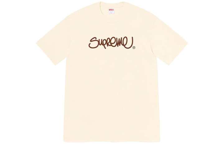 Supreme Supreme SS22 Week 19 Handstyle Tee Natural