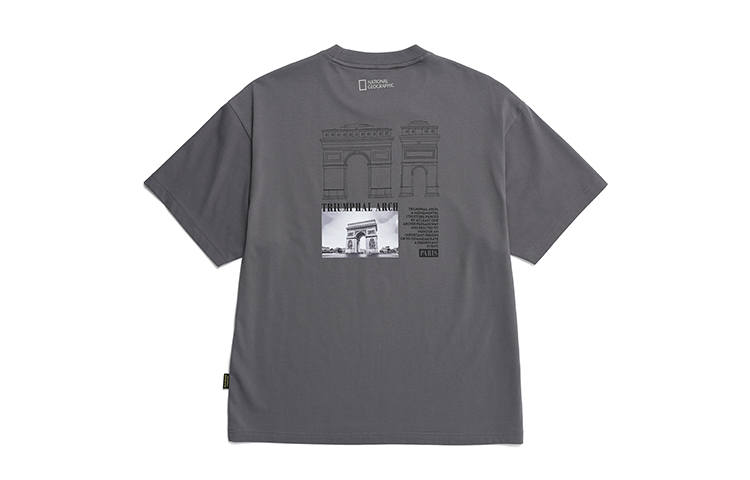 NATIONAL GEOGRAPHIC T Shirts Unisex Crew Neck Thin Straight Fit