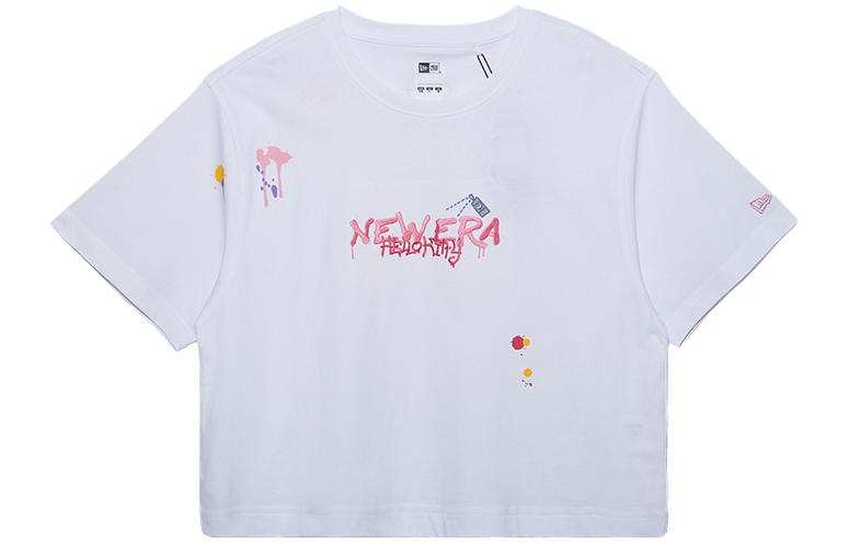 New Era T Shirts Unisex White Crew Neck Moderate