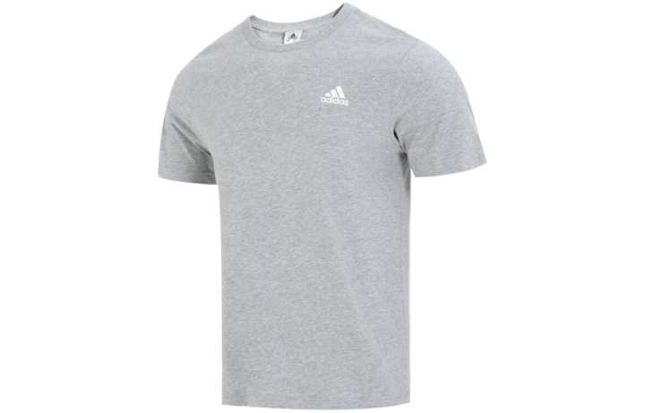 Adidas Adidas Drop Shoulder Sleeve T Shirt Men's Gray