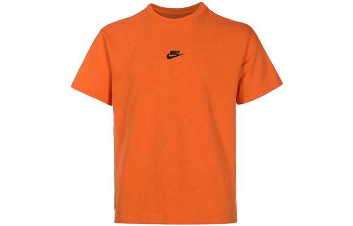 Nike Nike T Shirts Men's Orange Crew Neck Moderate