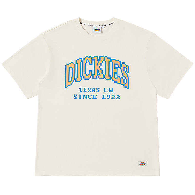 Dickies T Shirts Unisex White Crew Neck Moderate Other