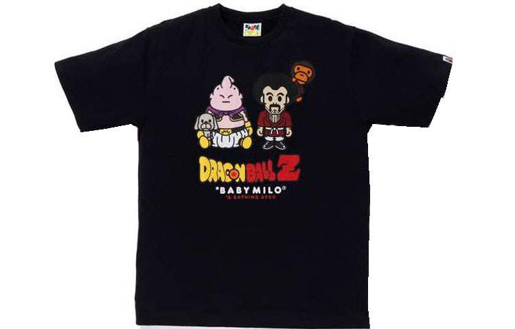 A BATHING APE Bape X Dragon Ball Z Majin Buu & Mr. Satan Baby Milo Tee