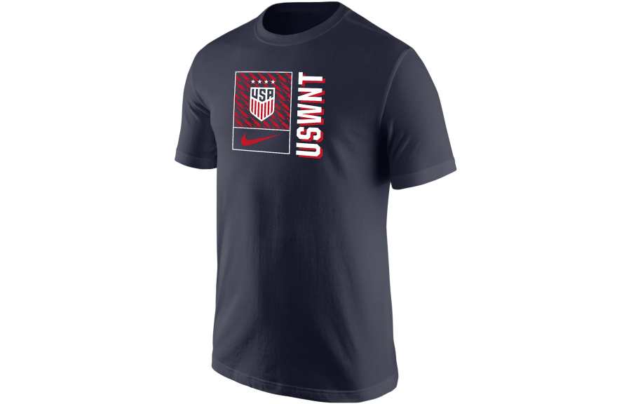 Nike Nike T Shirts Men's Black Crew Neck Moderate Straight Fit