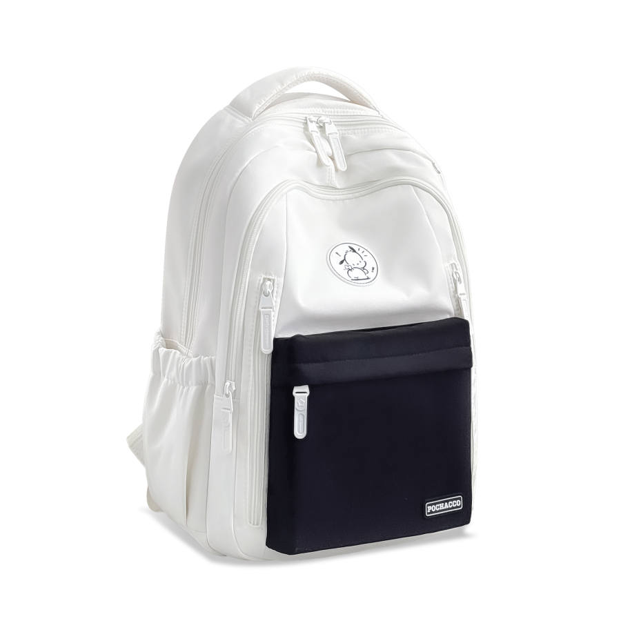 Sanrio Water Repellent Fabric Backpack Regular Women's Purple Black