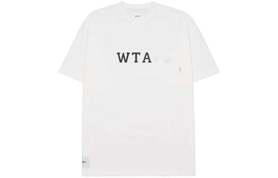 WTAPS WTAPS T Shirts Men's Crew Neck Moderate Straight Fit