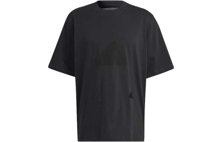 Adidas Adidas Drop Shoulder Sleeve T Shirt Men's Black