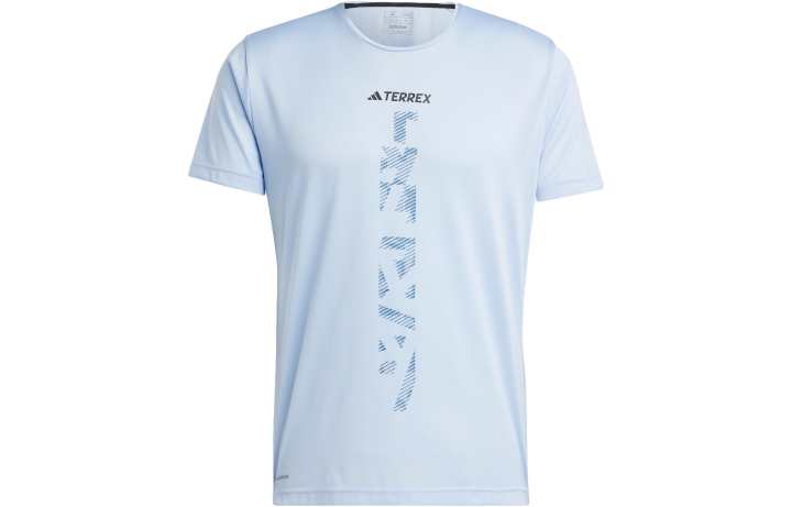 Adidas Adidas T Shirts Men's Light Pink Blue Crew Neck Moderate Straight Fit